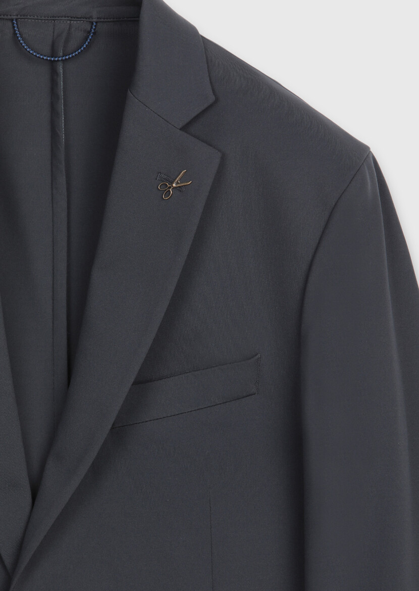Hard Coal Plain Comfort Fit Suit - 8