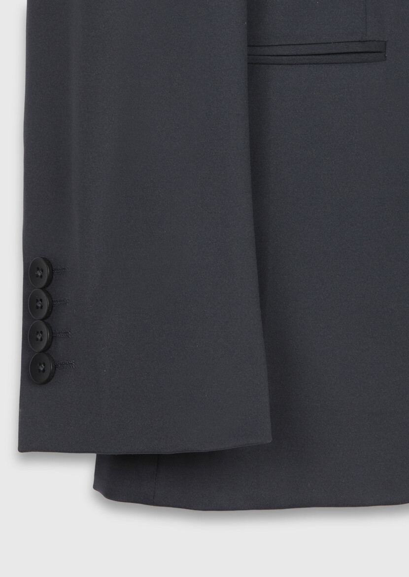 Hard Coal Plain Comfort Fit Suit - 9