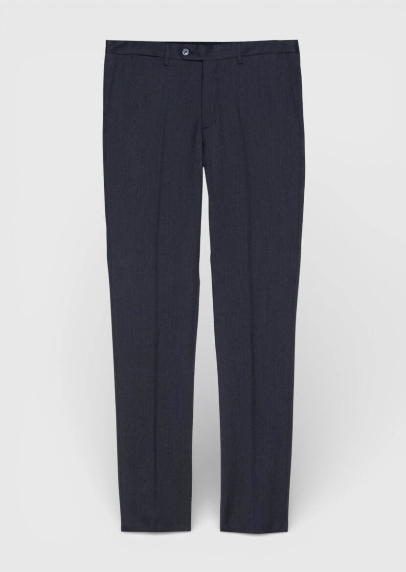 Hard Coal Plain Modern Fit 100% Wool Suit - 2