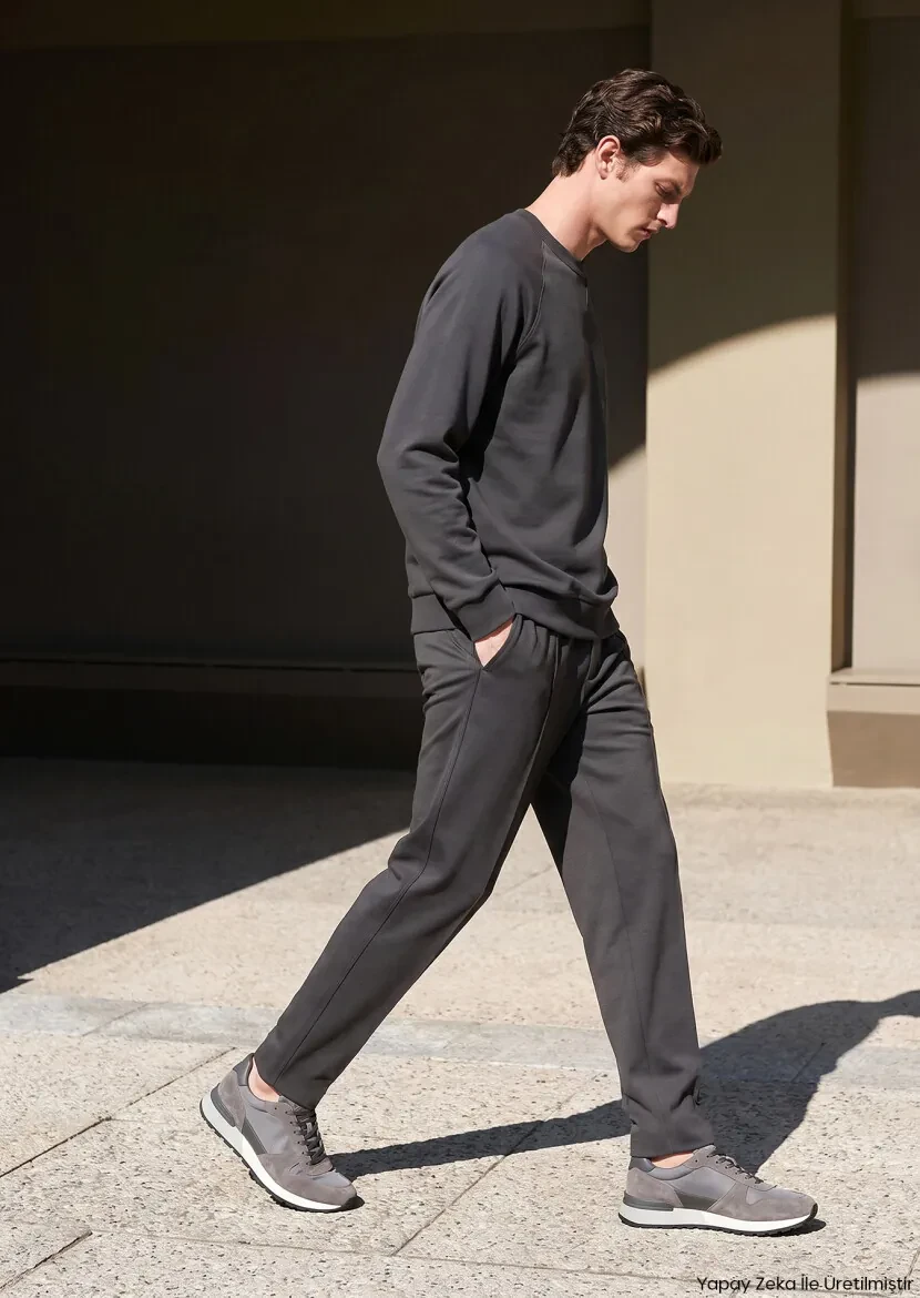 Hard Coal Plain Sweatshirt - RAMSEY