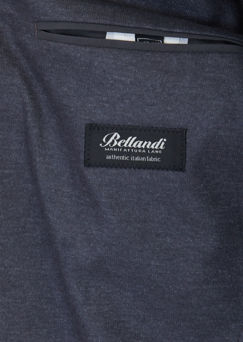 Hard Coal Plain Wool Blended Jacket - 6