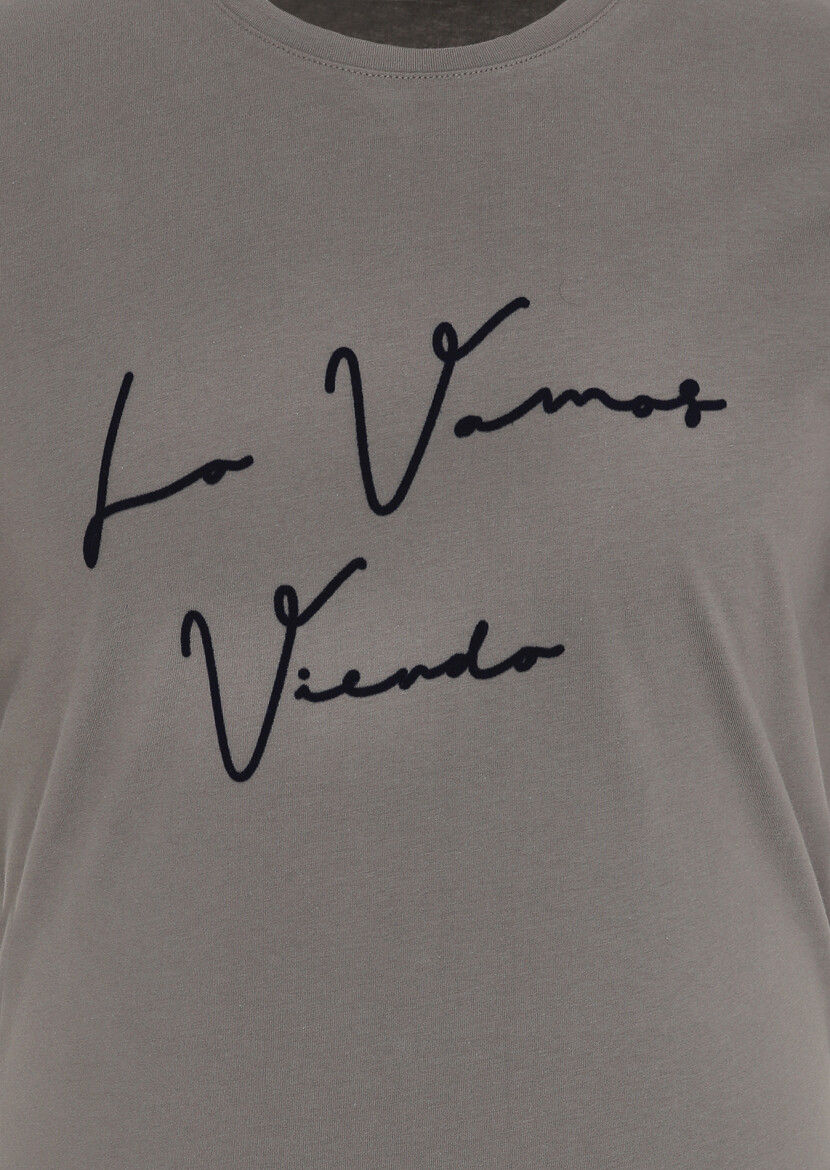 Hard Coal Printed Crew Neck 100% Cotton T-Shirt 