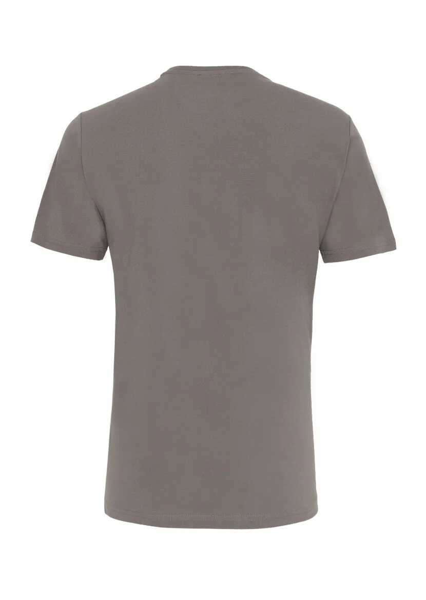 Hard Coal Printed Crew Neck 100% Cotton T-Shirt - 3