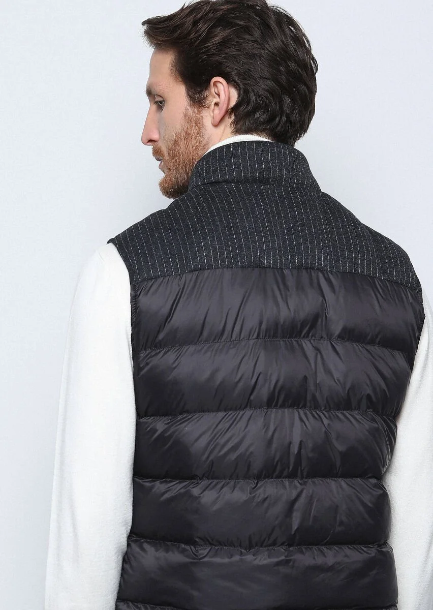 Hard Coal Puffer Knitting Puffer Vest - 5