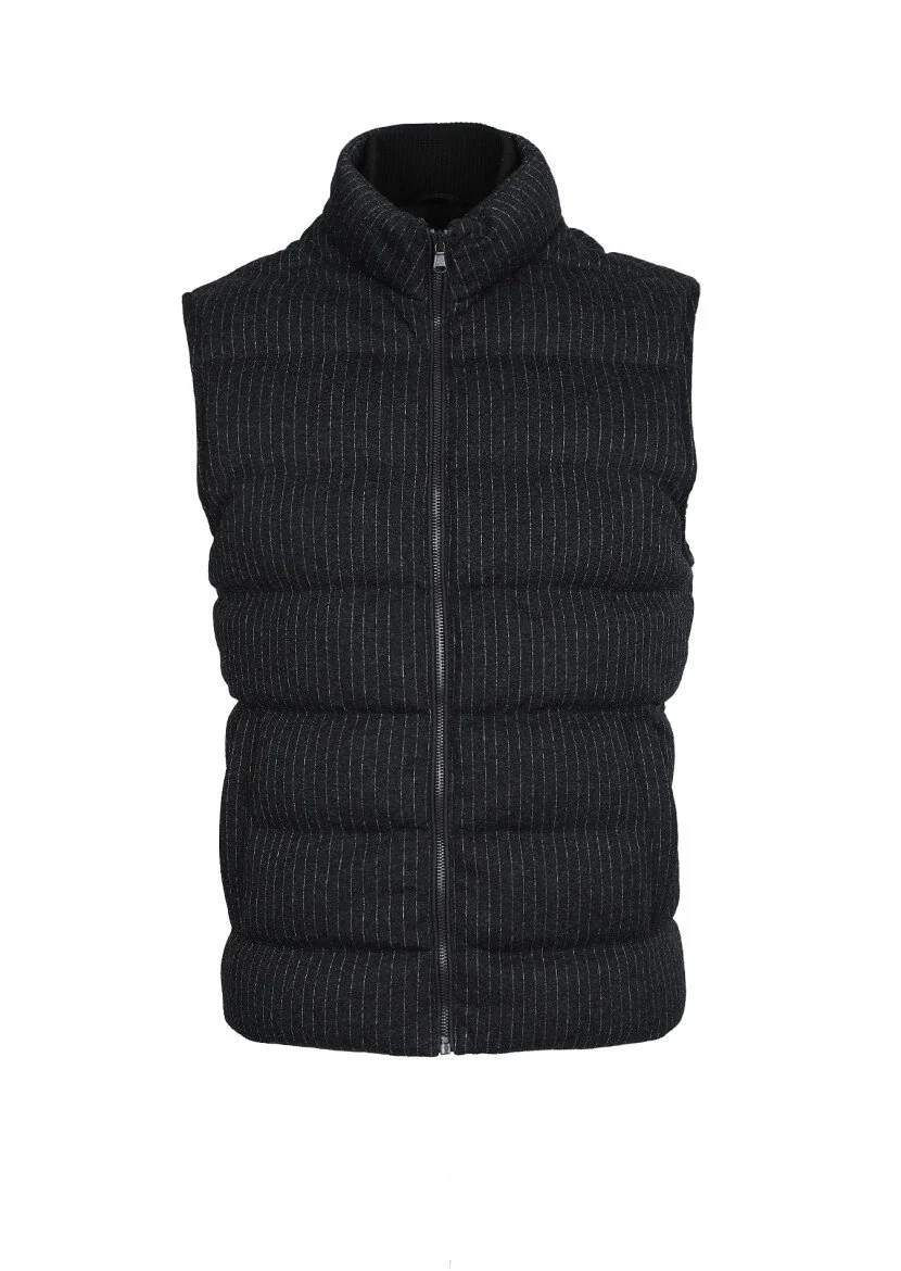 Hard Coal Puffer Knitting Puffer Vest - 6