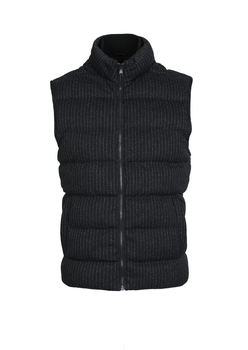 Hard Coal Puffer Knitting Puffer Vest - 6