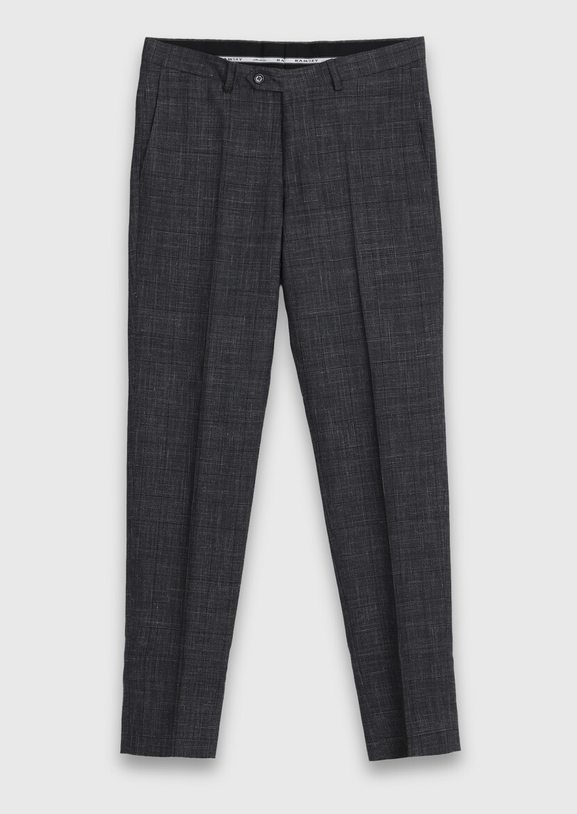 Hard Coal Regular Fit Silk Blended Suit - 7