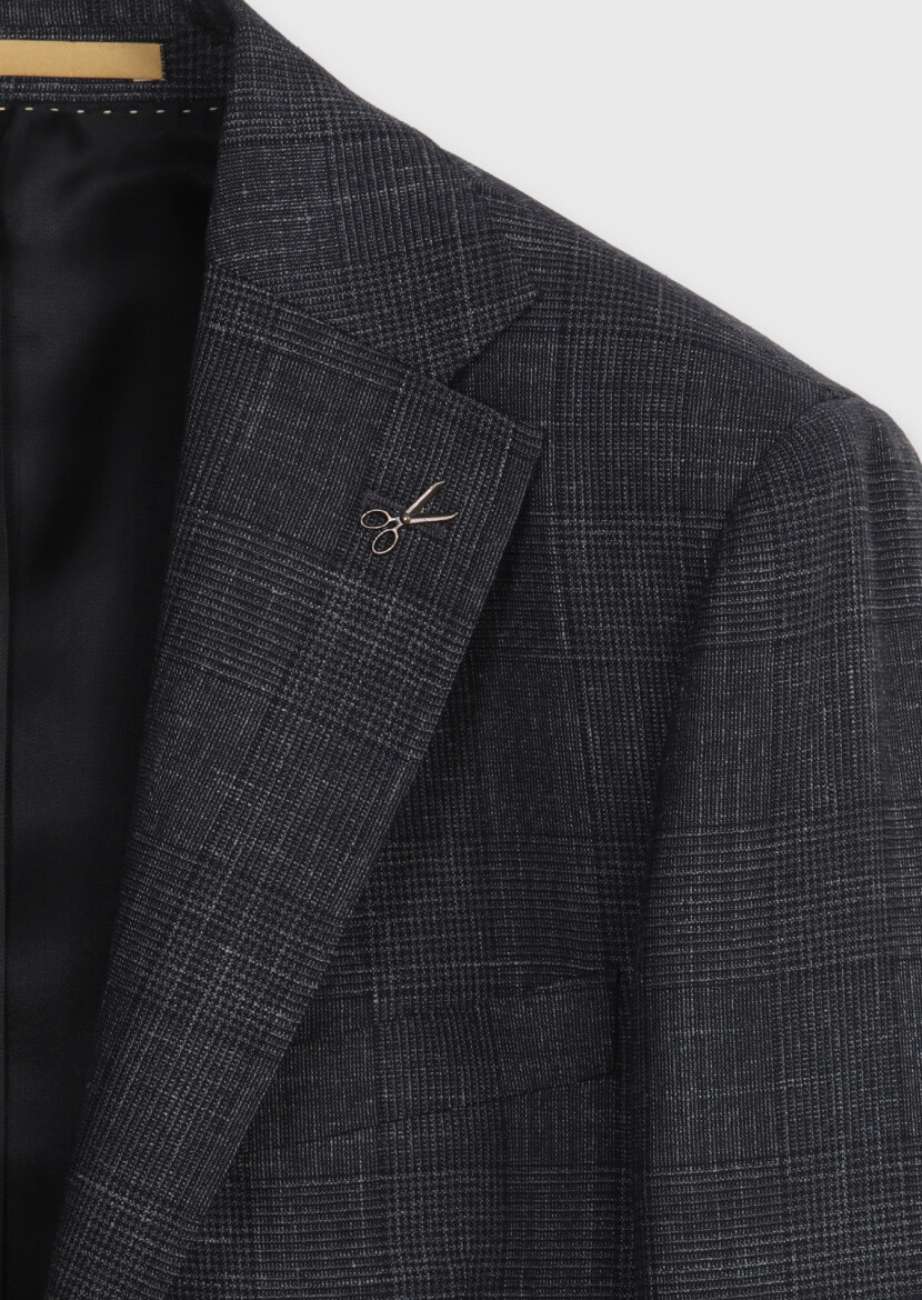 Hard Coal Regular Fit Silk Blended Suit - 8