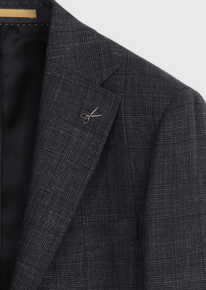 Hard Coal Regular Fit Silk Blended Suit - 8