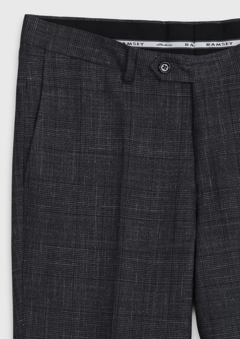 Hard Coal Regular Fit Silk Blended Suit - 10