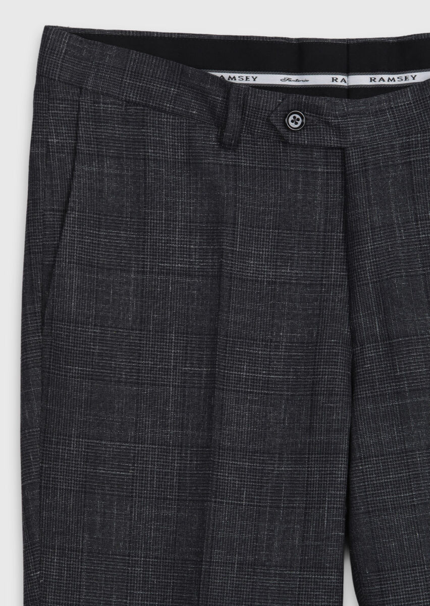 Hard Coal Regular Fit Silk Blended Suit - 10