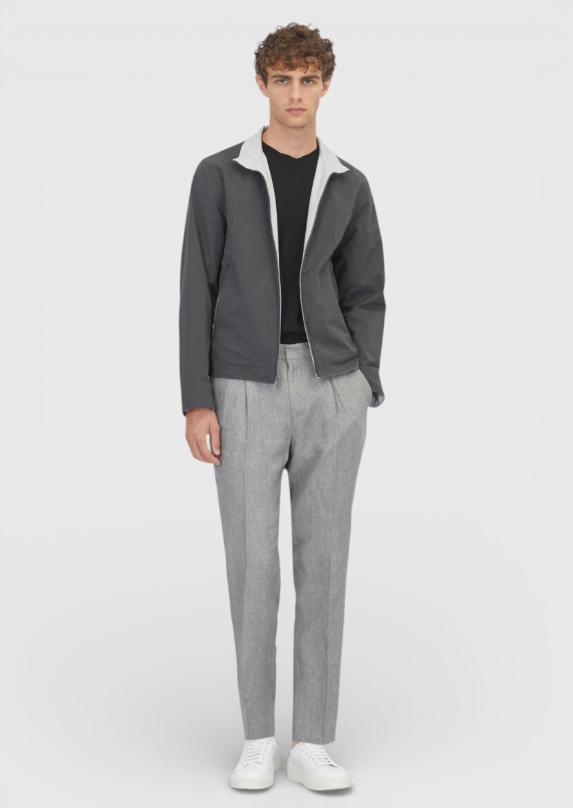 Hard Coal Regular Fit Turtleneck Casual Technical Double-Sided Coat - 3