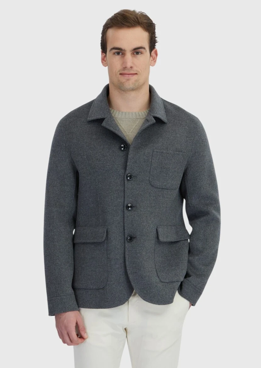 Hard Coal Regular Fit Wool Blended Blazer - 1