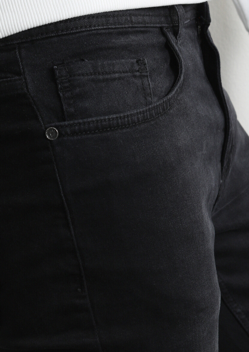 Hard Coal Slim Fit Denim Cotton Blended Trousers - 2
