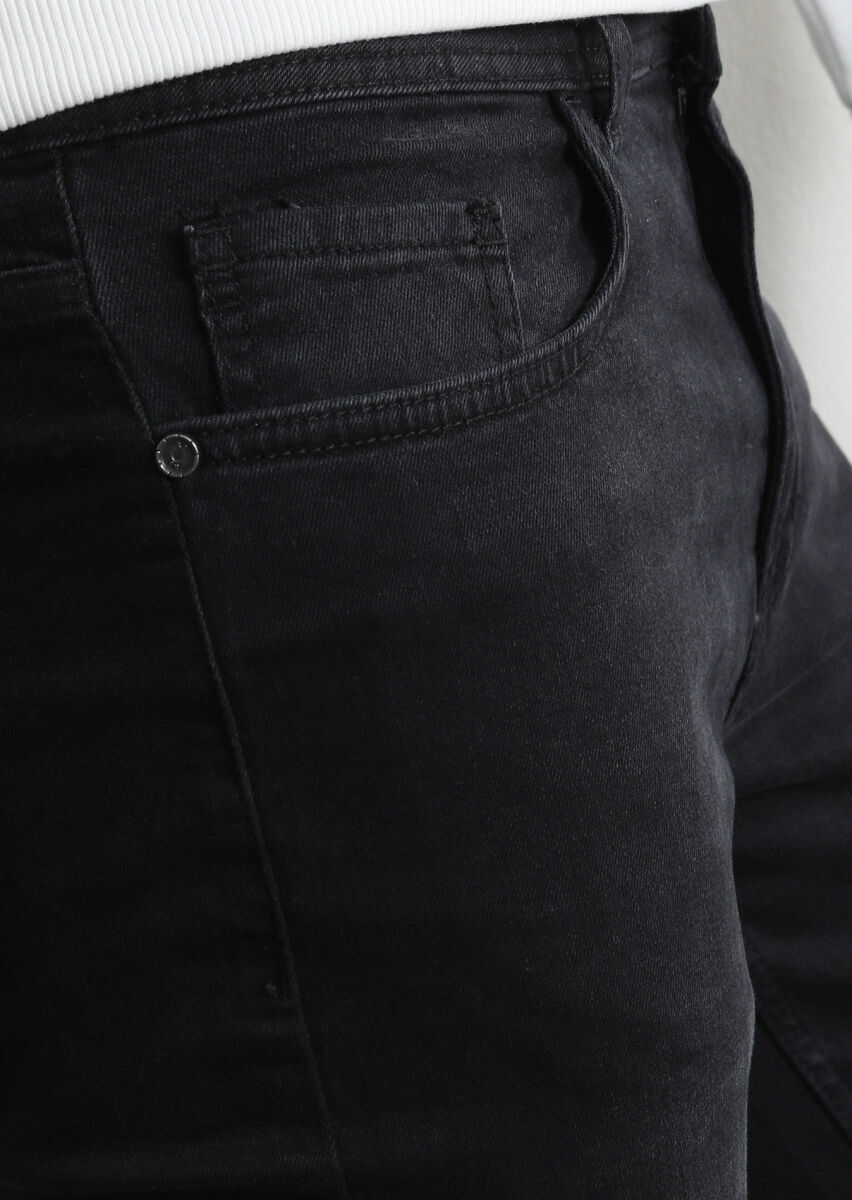 Hard Coal Slim Fit Denim Cotton Blended Trousers - 2