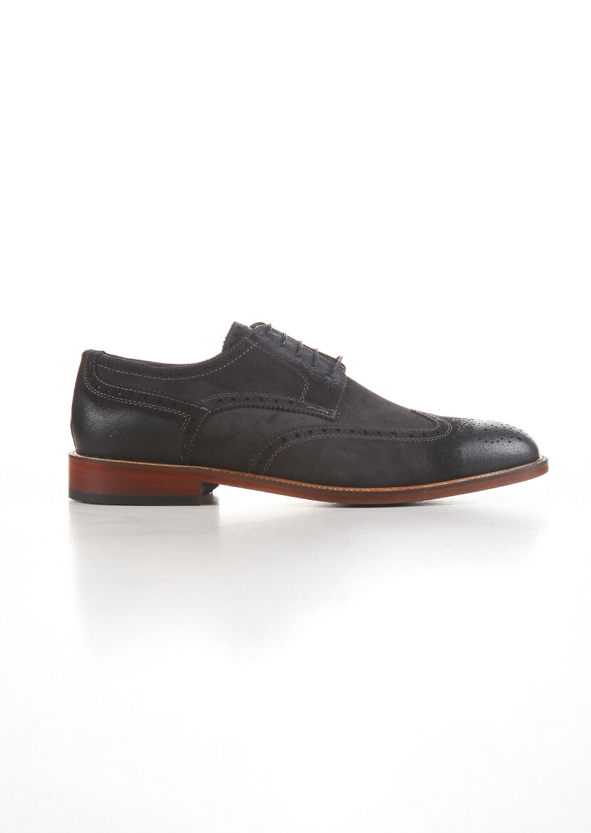 Hard Coal Suede Casual Shoes - 1