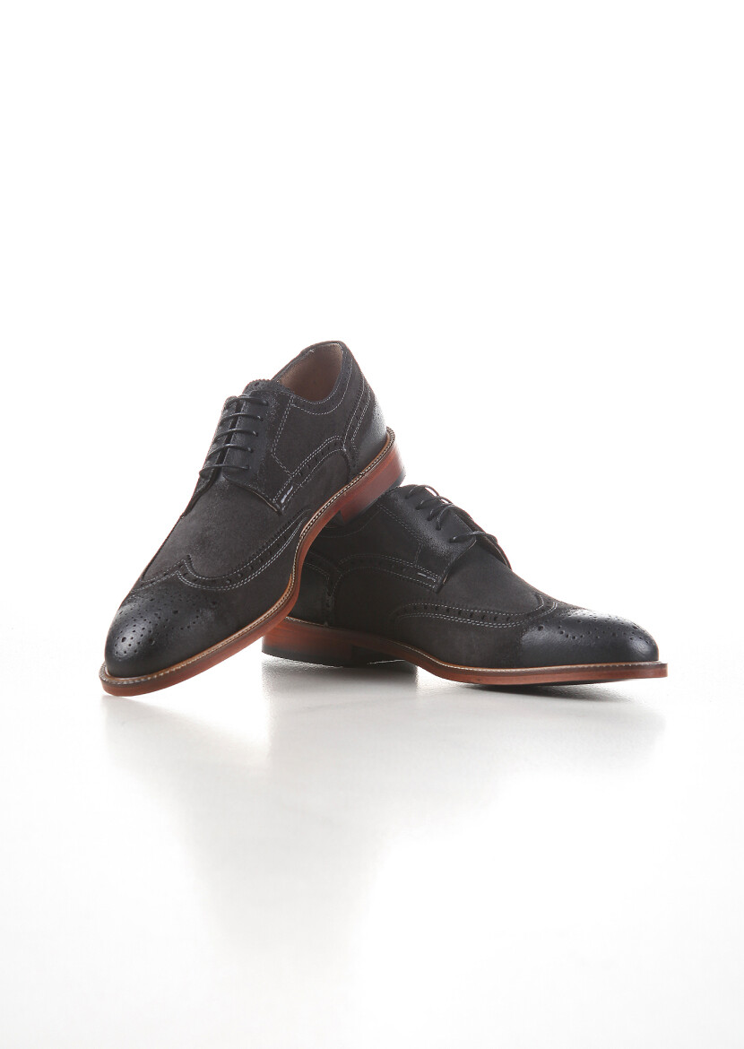 Hard Coal Suede Casual Shoes - 2