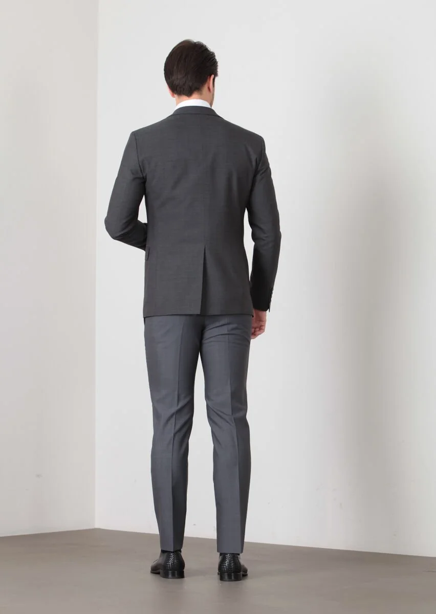 Hard Coal Suit With Waistcoat - 5