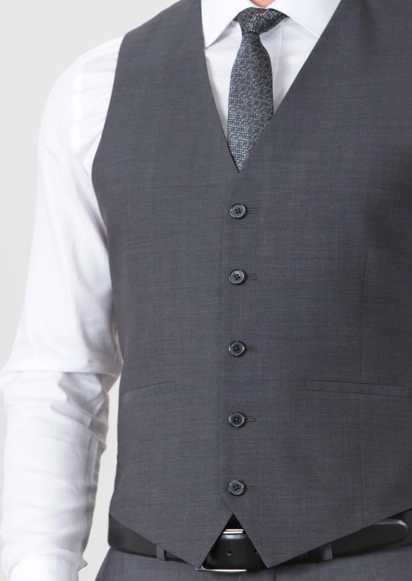 Hard Coal Suit With Waistcoat - 6