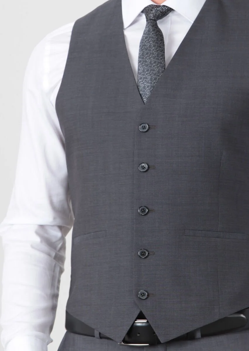 Hard Coal Suit With Waistcoat - 6
