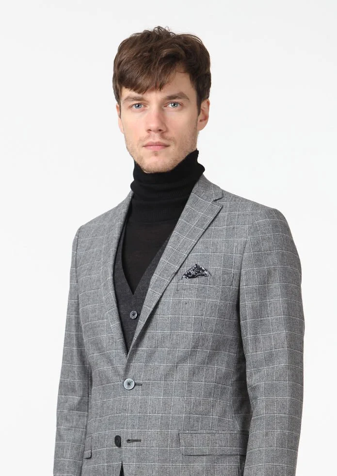 Hard Coal Suit With Waistcoat - 3