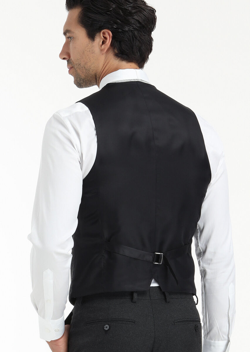 Hard Coal Suit With Waistcoat - 5