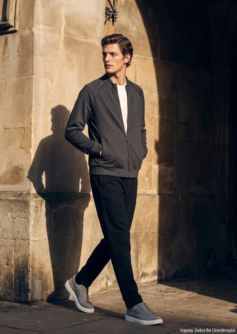 Hard Coal Turtleneck Plain Sweatshirt - RAMSEY