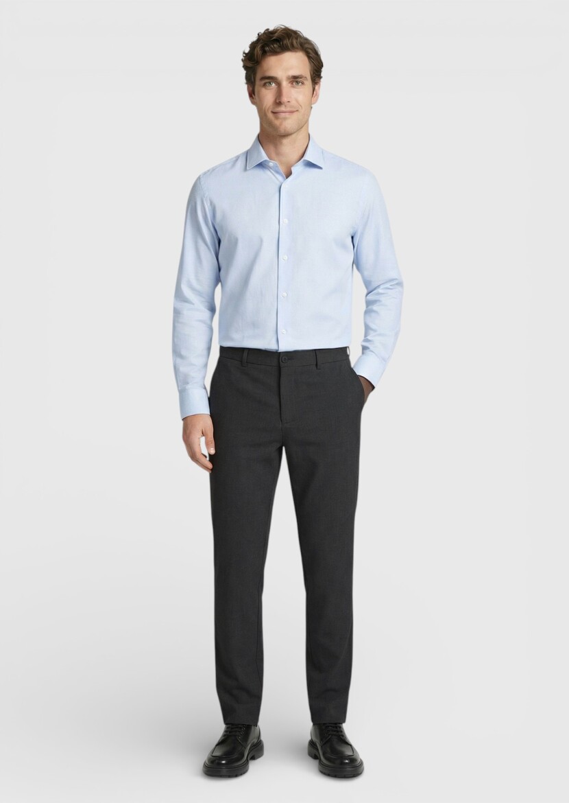 Hard Coal Weaving Casual Trousers - RAMSEY