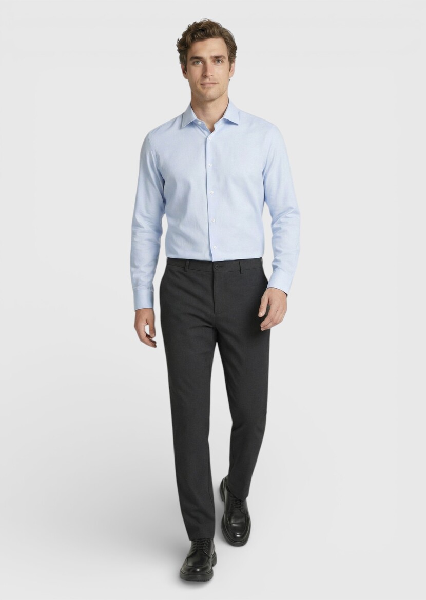 Hard Coal Weaving Casual Trousers - RAMSEY