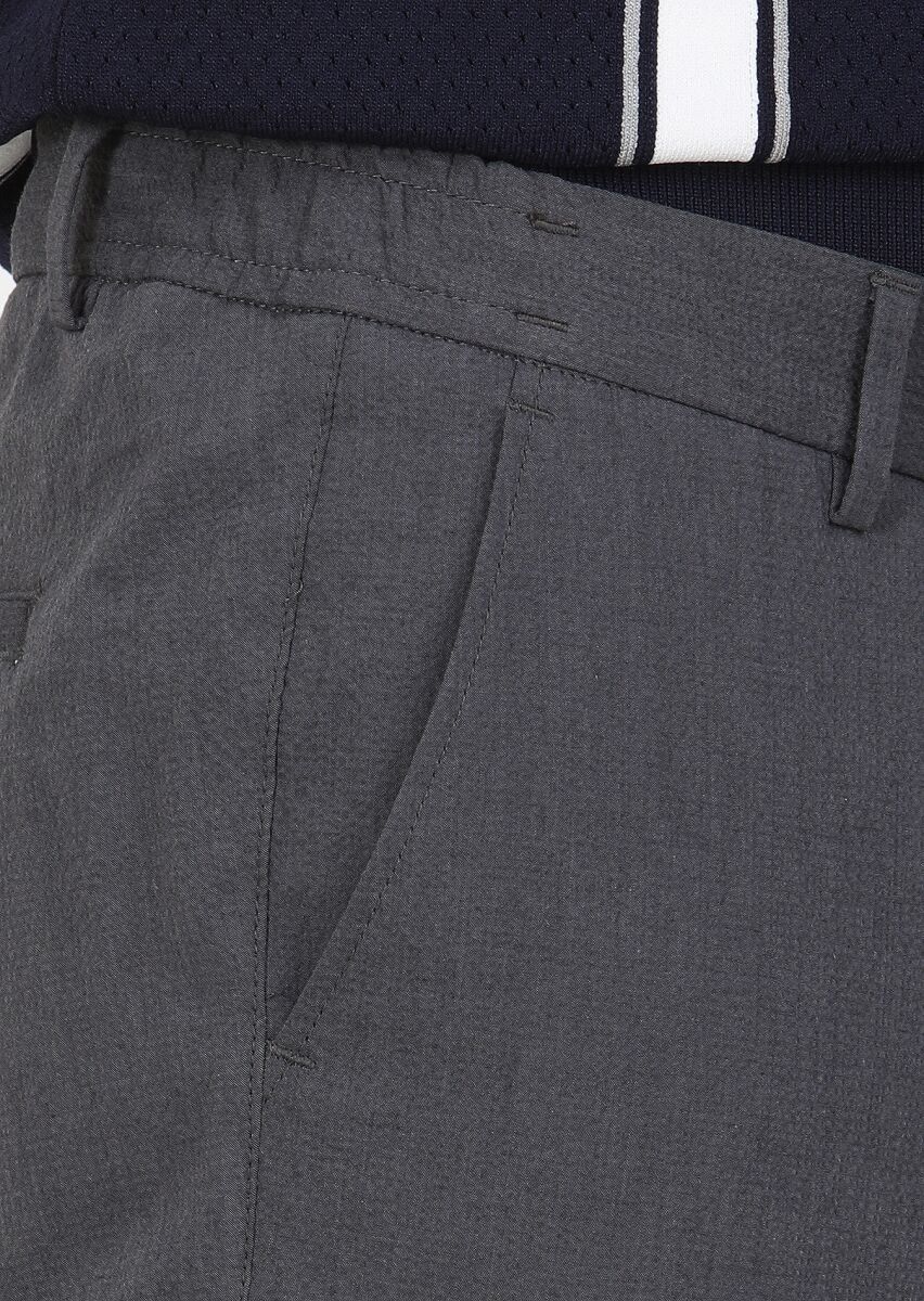 Hard Coal Weaving Jogging Fit Casual Cotton Blended Trousers - 3