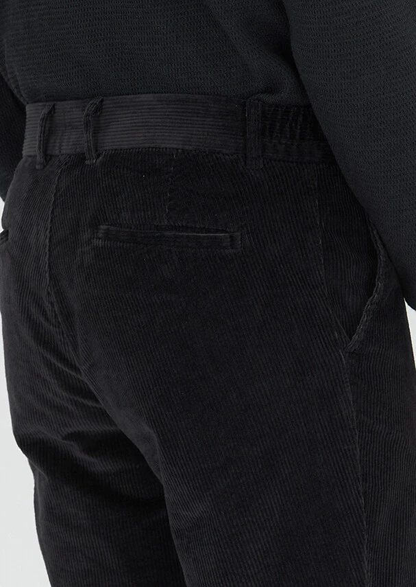 Hard Coal Weaving Jogging Fit Casual Cotton Blended Trousers - 4