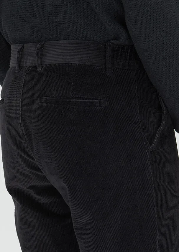 Hard Coal Weaving Jogging Fit Casual Cotton Blended Trousers - 4