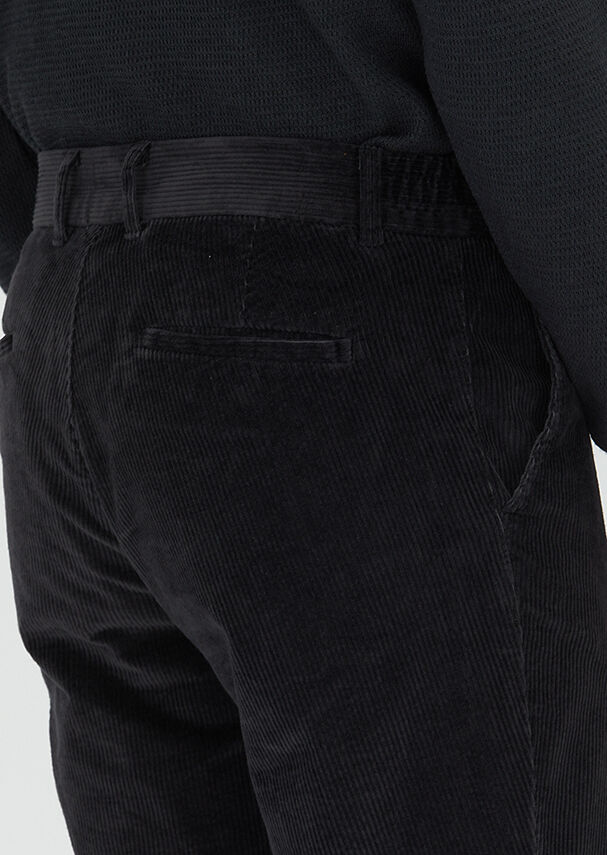 Hard Coal Weaving Jogging Fit Casual Cotton Blended Trousers - 4