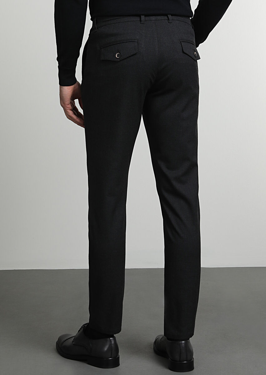 Hard Coal Weaving Jogging Fit Casual Trousers - 4