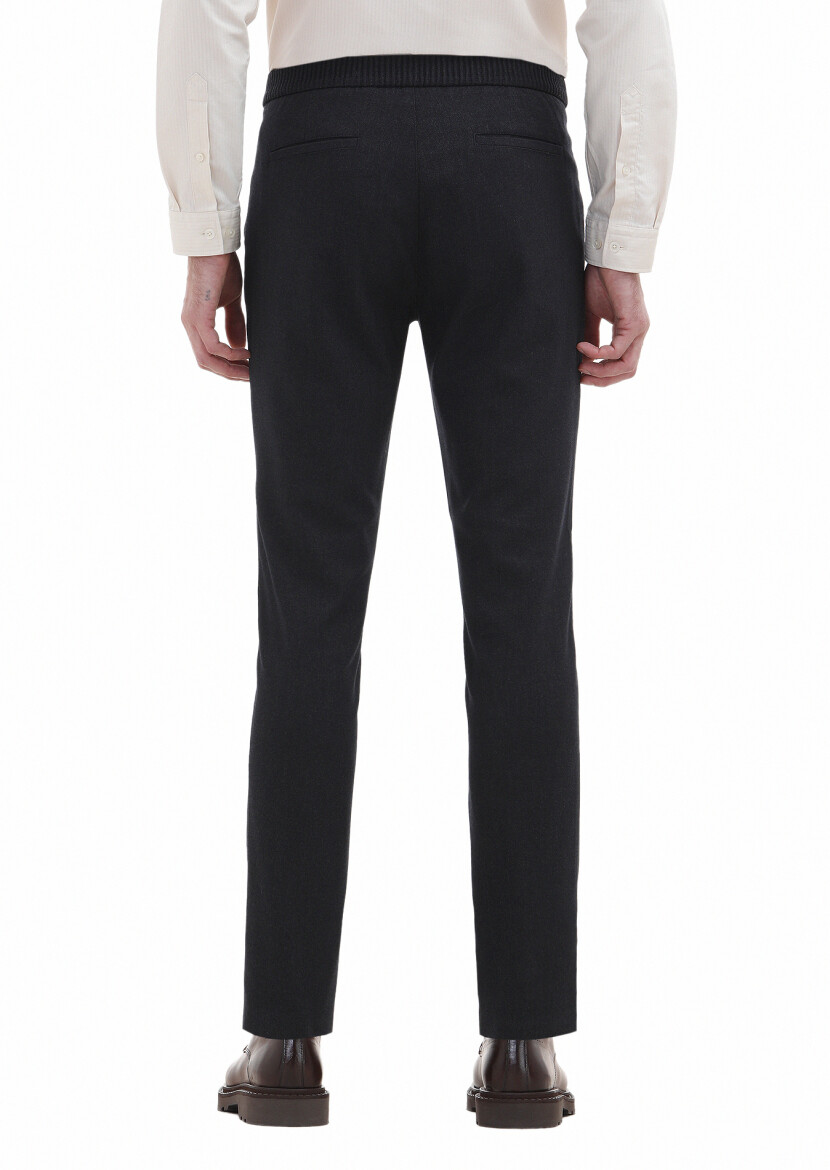 Hard Coal Weaving Jogging Fit Casual Trousers - 5