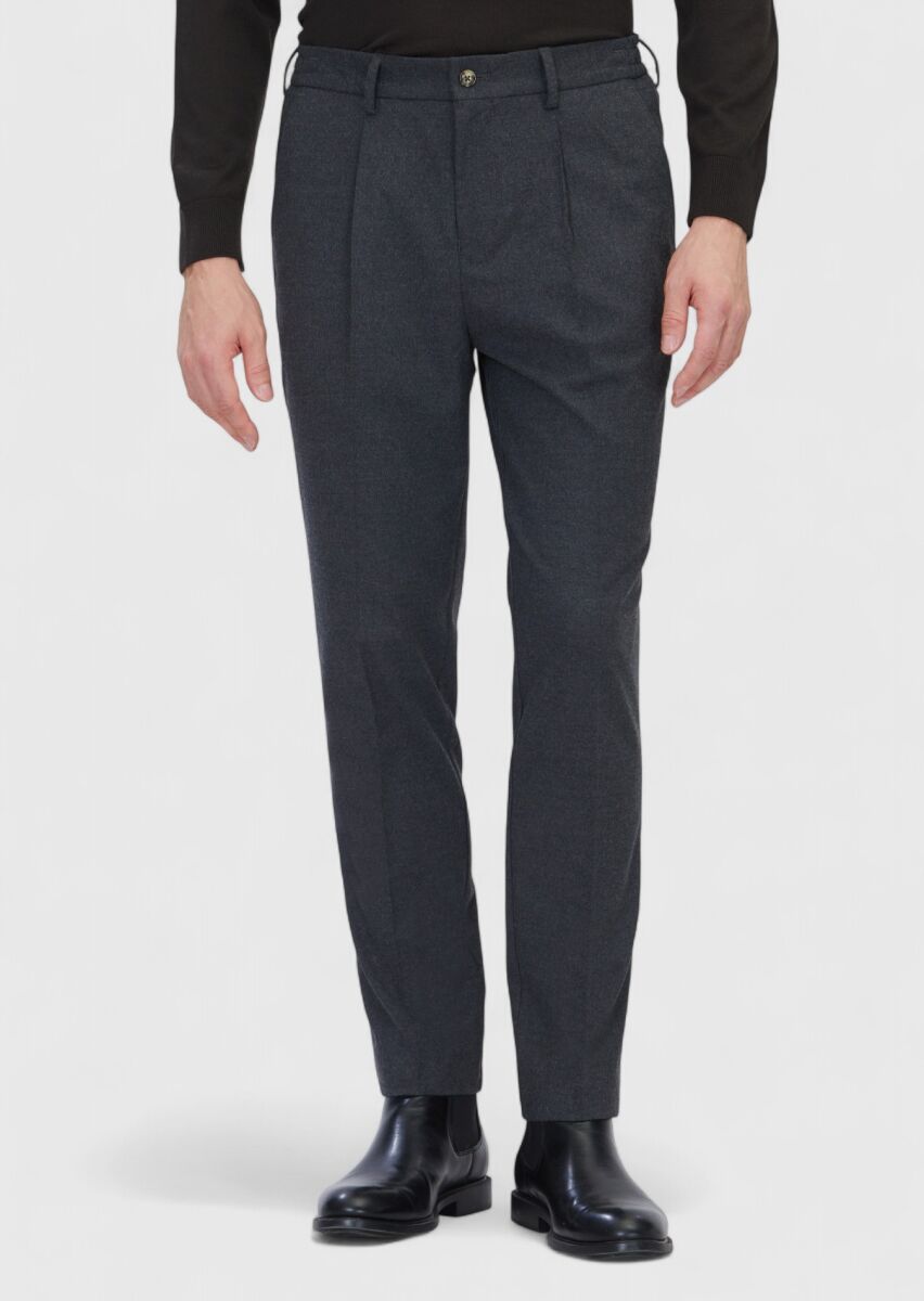 Hard Coal Weaving Jogging Fit Casual Trousers - 2