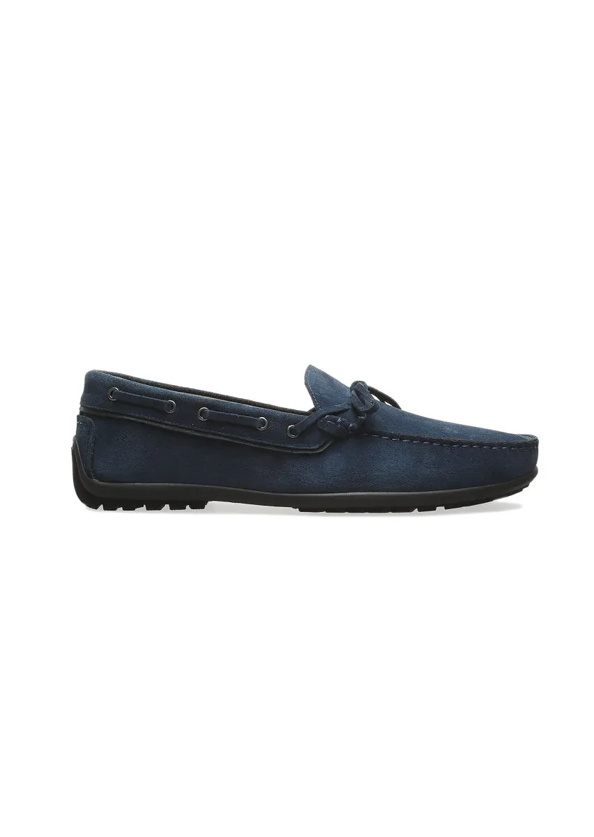 İndigo Deri Casual Loafer - 1