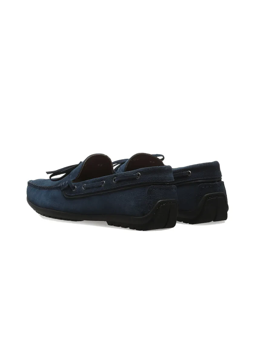 İndigo Deri Casual Loafer - 4