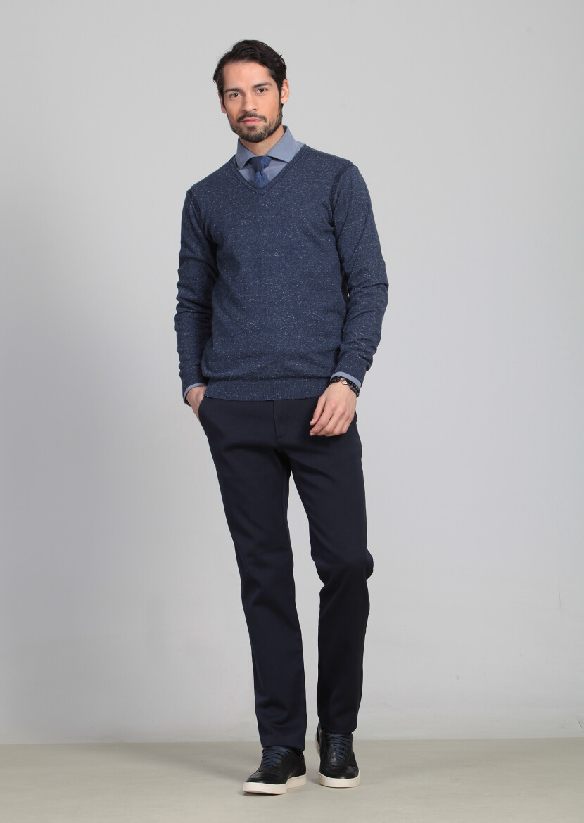 Indigo Knitwear Sweatshirt 