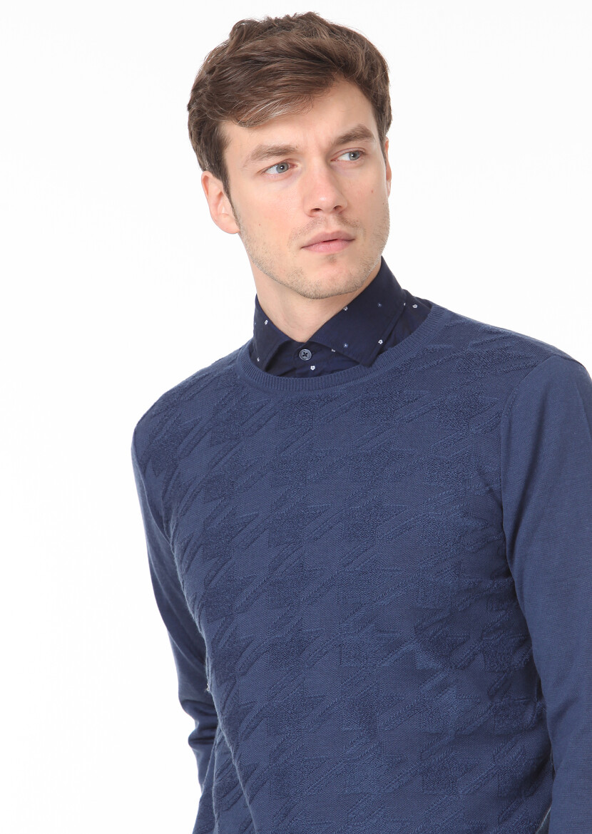 Indigo Knitwear Sweatshirt 
