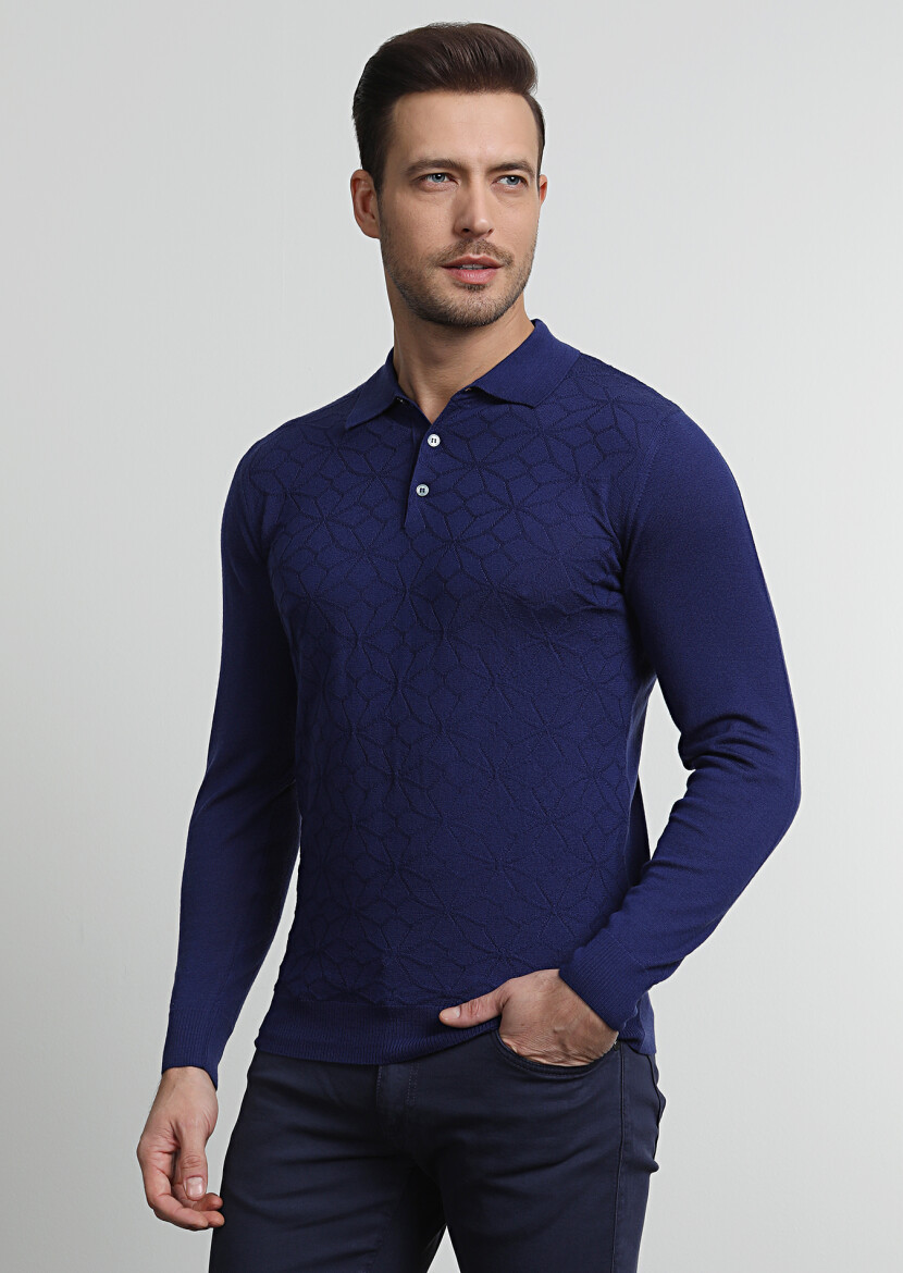 Indigo Knitwear Sweatshirt 