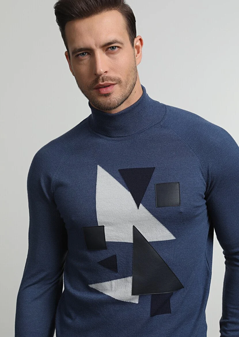Indigo Knitwear Sweatshirt 
