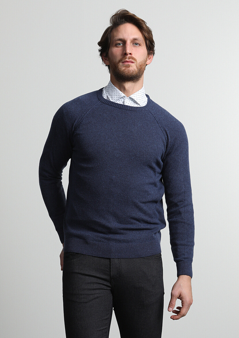 Indigo Knitwear Sweatshirt 