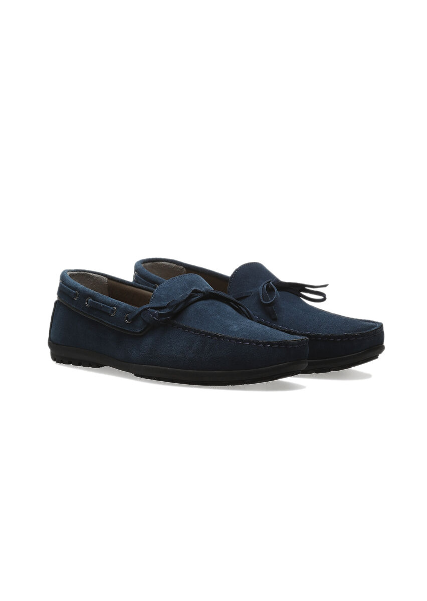 Indigo Leather Casual Loafer - 2