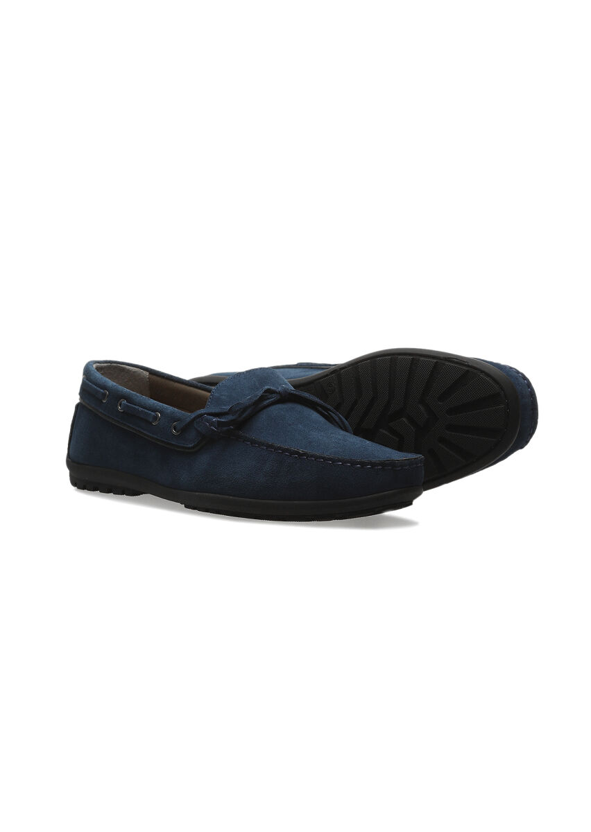 Indigo Leather Casual Loafer - 3