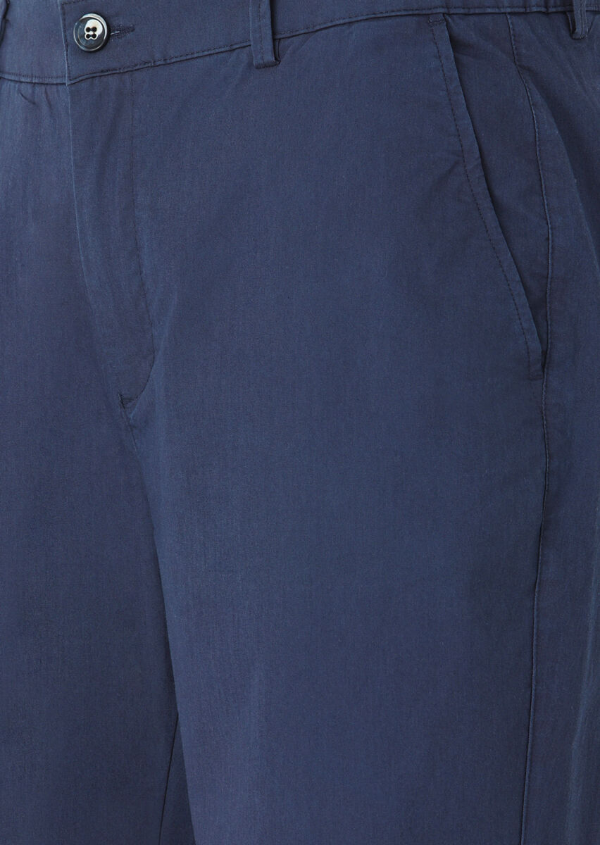 Indigo Weaving Jogging Fit Casual Trousers - 2