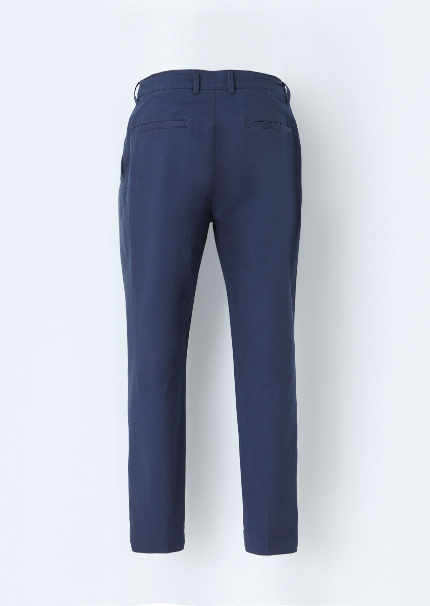 Indigo Weaving Jogging Fit Casual Trousers - 3