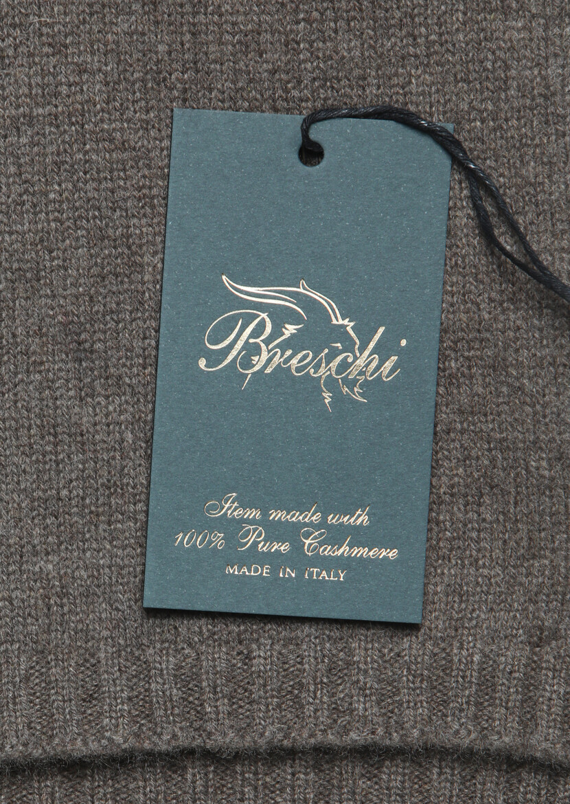 Kahverengi %100 Kaşmir Kaşkol - 3