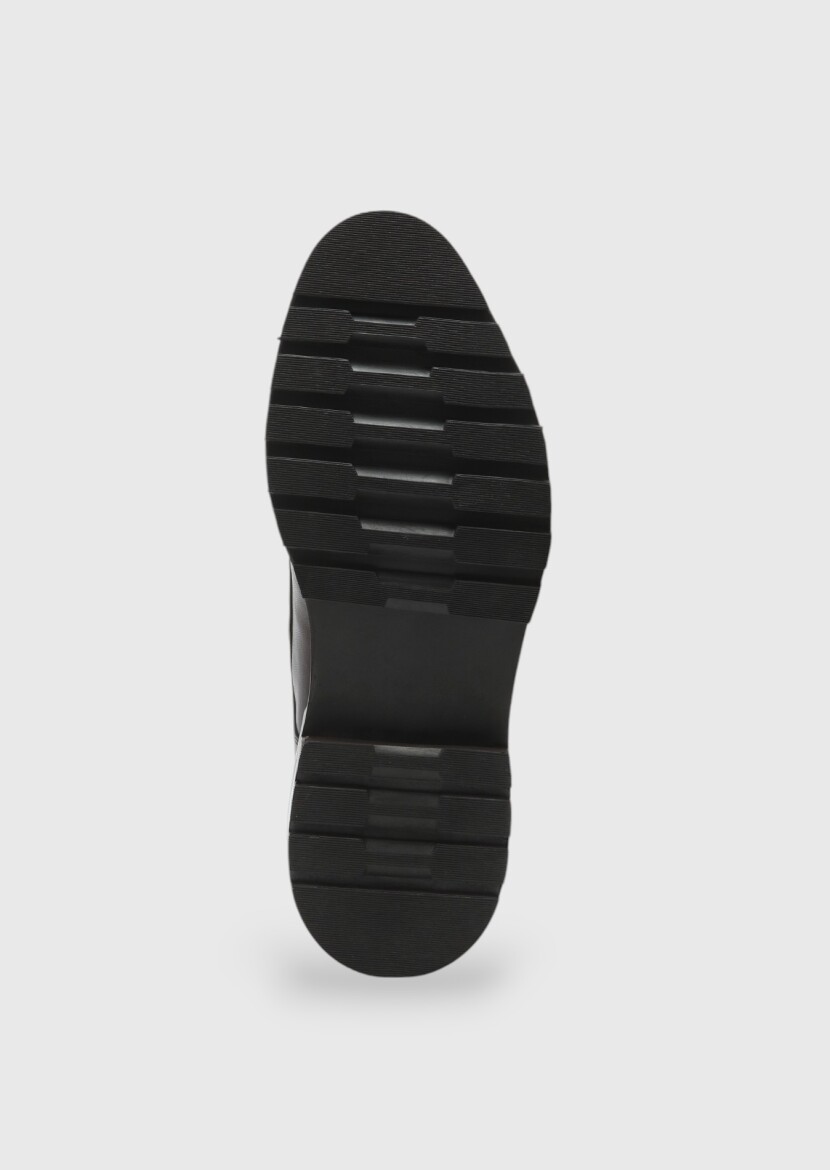 Kahverengi Deri Casual Loafer - 4