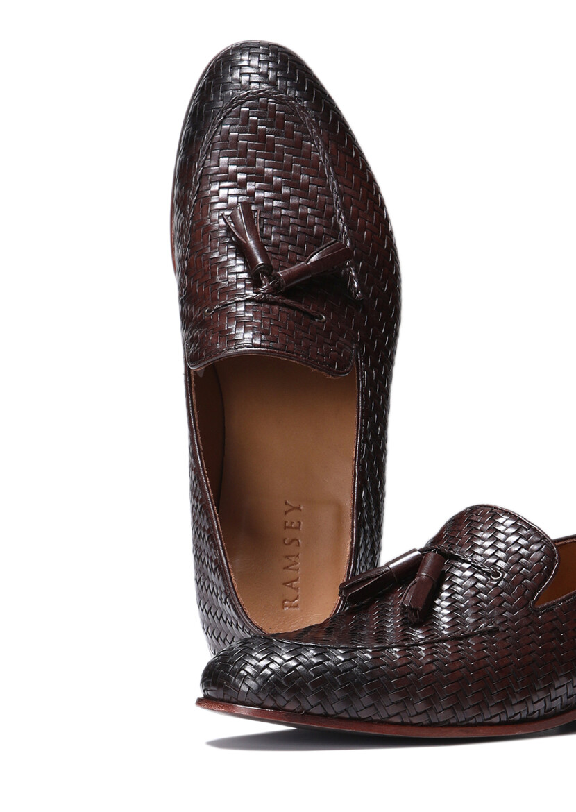 Kahverengi Deri Klasik Loafer - 3